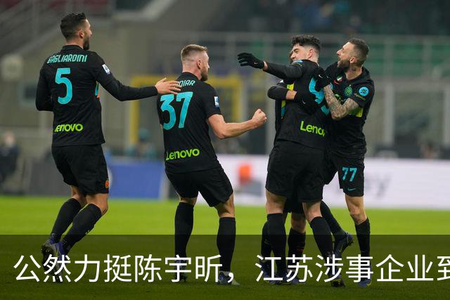 公然力挺陈宇昕，江苏涉事企业到底图个啥